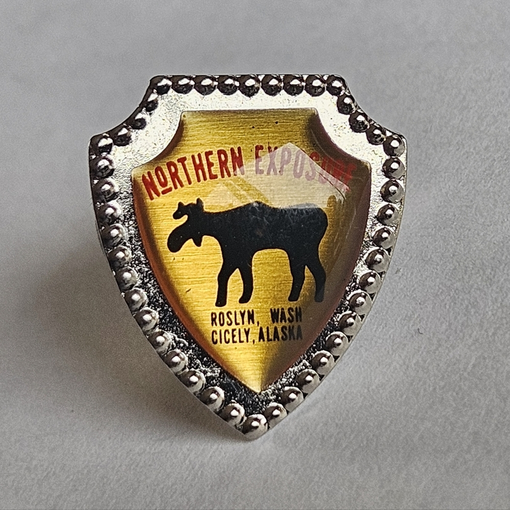 Northern Exposure Roslyn Washington Cicely Alaska Enamel Pin Pinback Hat Lapel